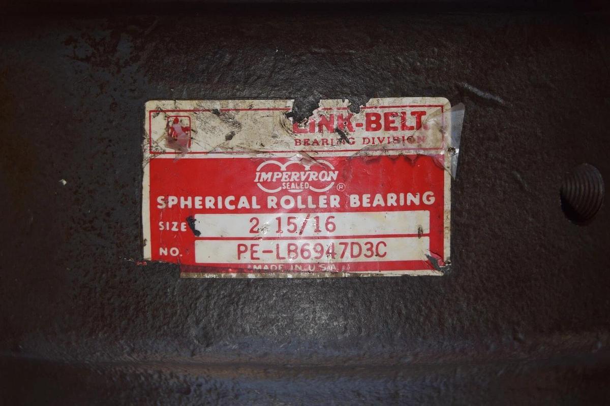 Link Belt Link-Belt Spherical Bearing Pillow Block Housing PELB6947D 2-15/16 NOS