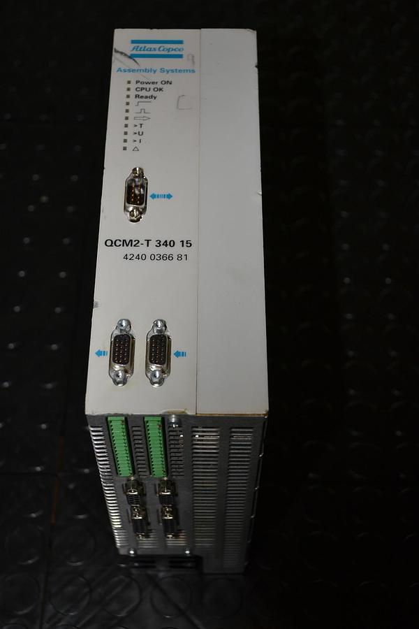 Used ATLAS COPCO CONTROLS 4240 0366 81 QCM2-T QCM2 T 34015 4240036681 QCM2T34015