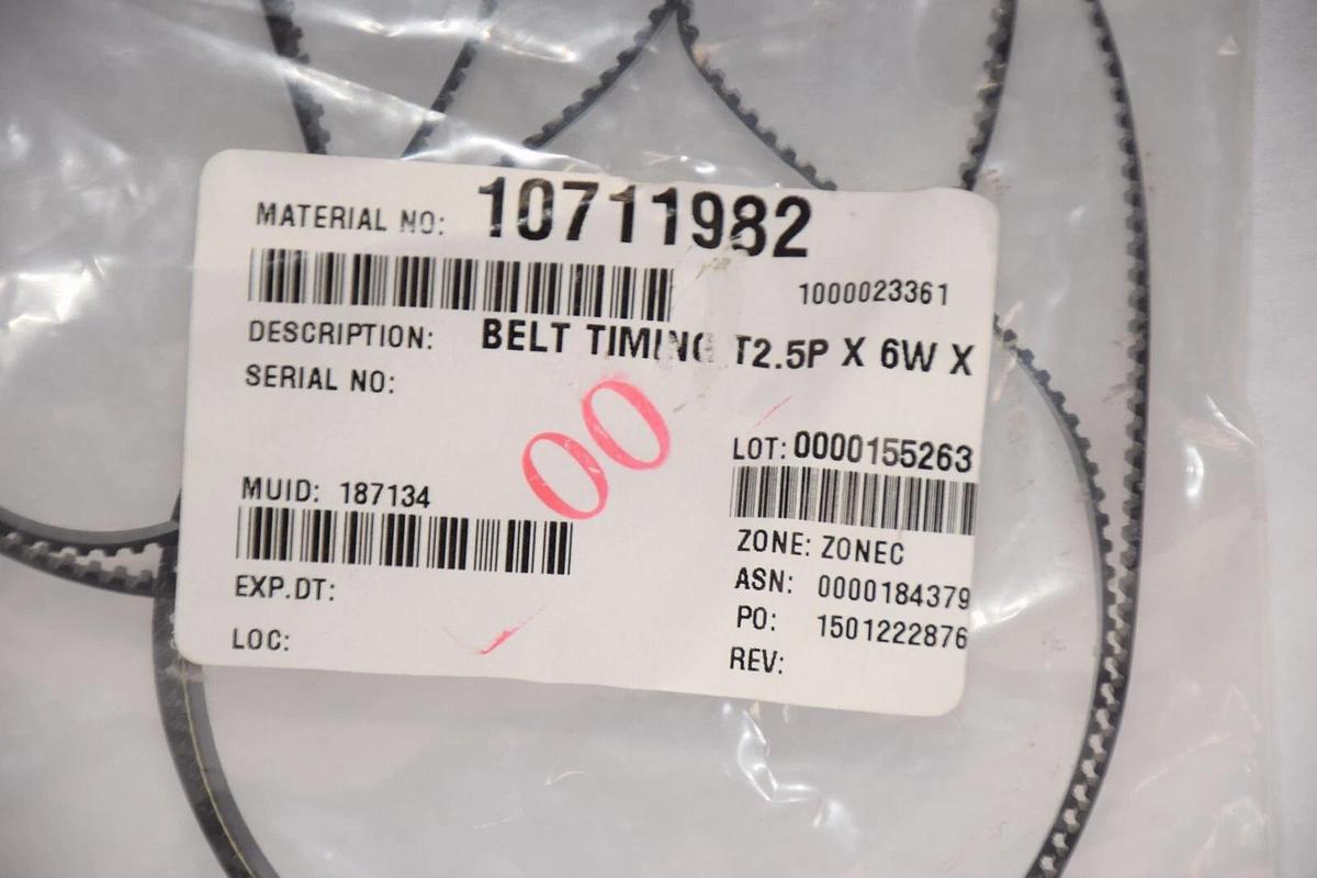 (NEW) SIEMENS 10711982 , T25P x 6W x 1345L , 1000023361-C Timing Belt