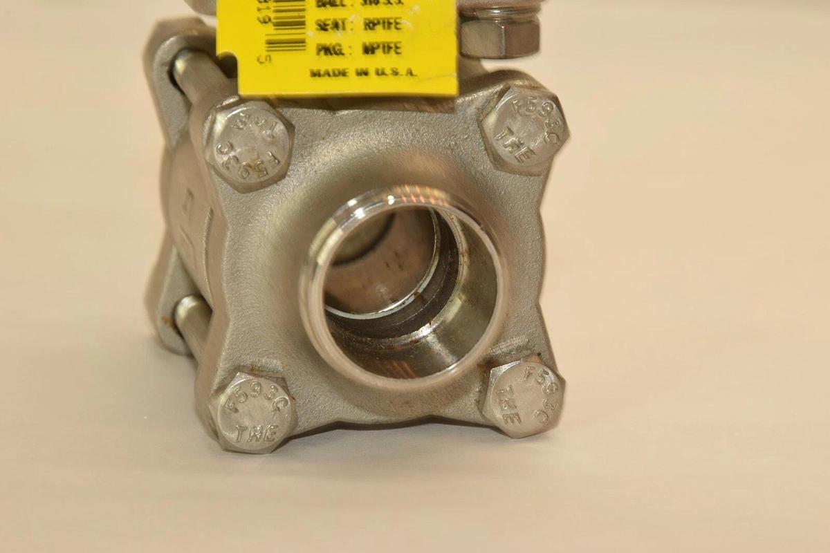 APOLLO 3/4" 86R-704-A0 CF8M 1000CWP 316ss Weld On In Ball Valve USA  (NEW)