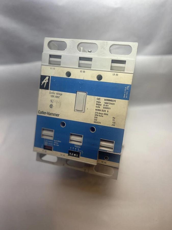 (New) Cutler-Hammer Westinghouse W200M5CFC Size 5 Motor Starter  1A96725C01