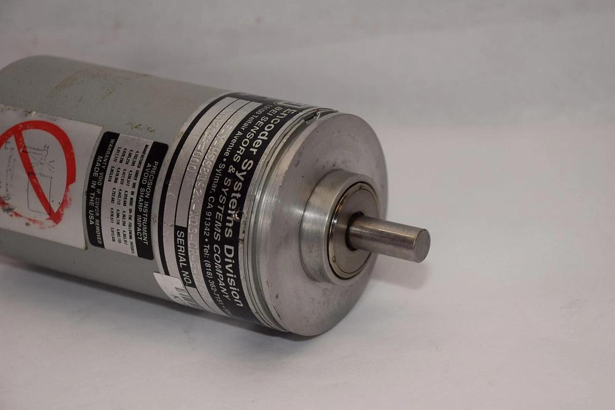 Used BEI M25E-X-HSS8192N-XD3-CR-E-C14-X-5 3/8" Shaft Encoder Systems