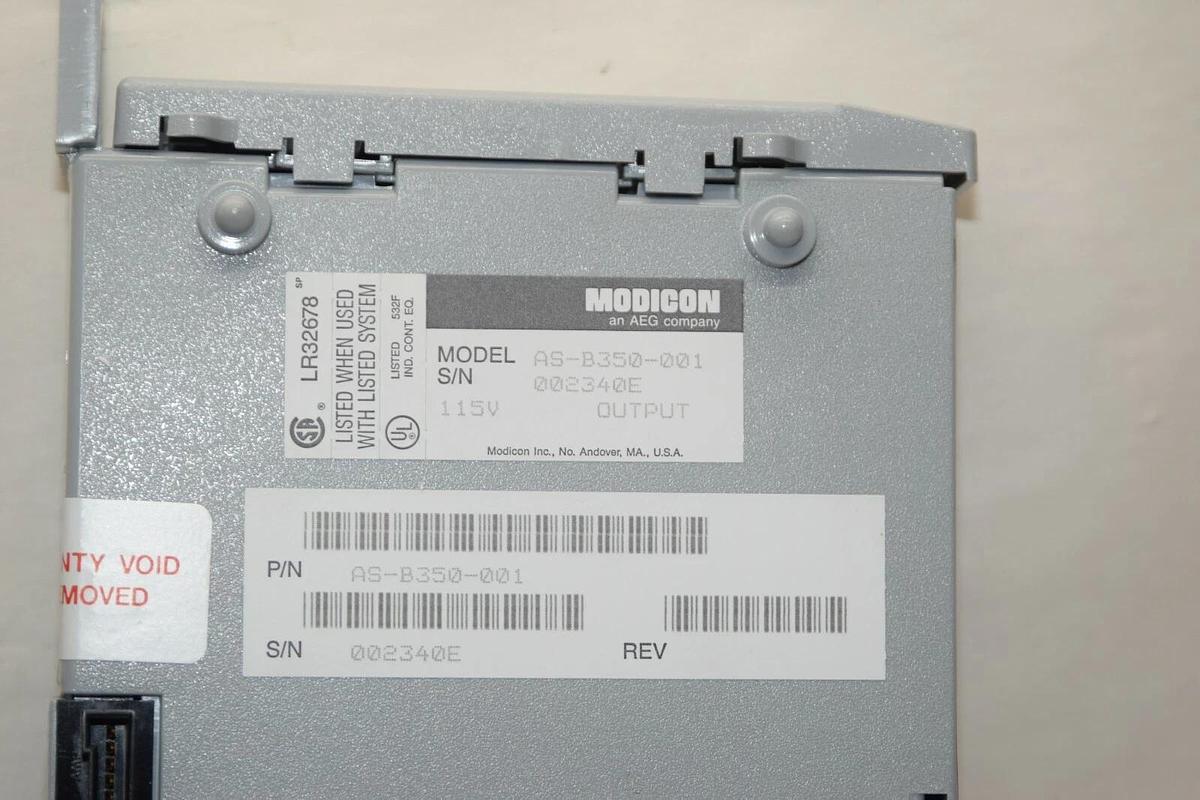 (NEW) MODICON AS-B350-001 ASB350001 115Vac Output Module