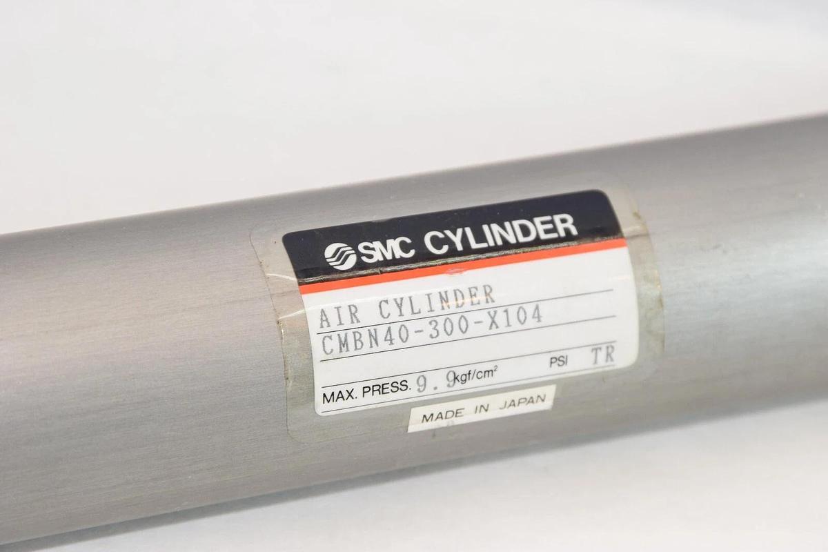 Used SMC CMBN40-300-X104 9.9kgf/cm2 Pneumatic Air Cylinder