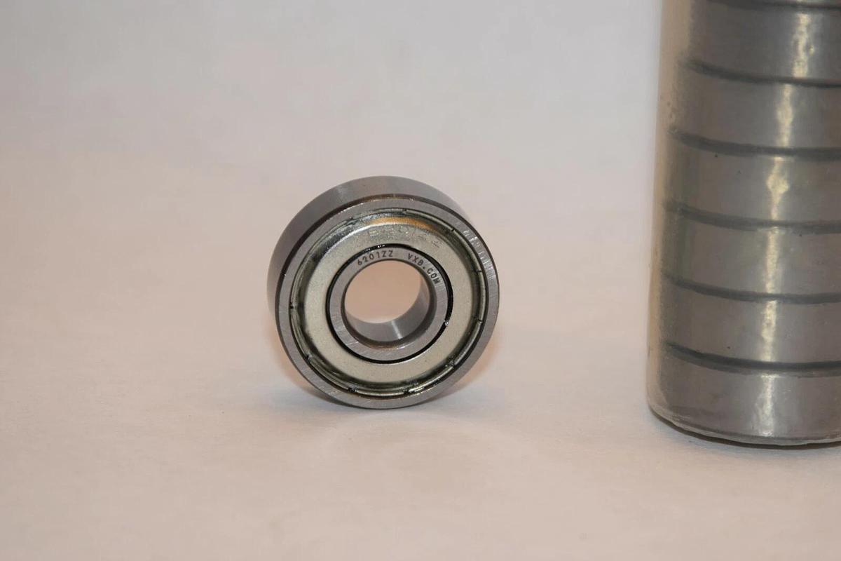 (NEW - Lot of 10) VXB 6201ZZ 12x32x10 B002BBCNEC Shielded Ball Bearing