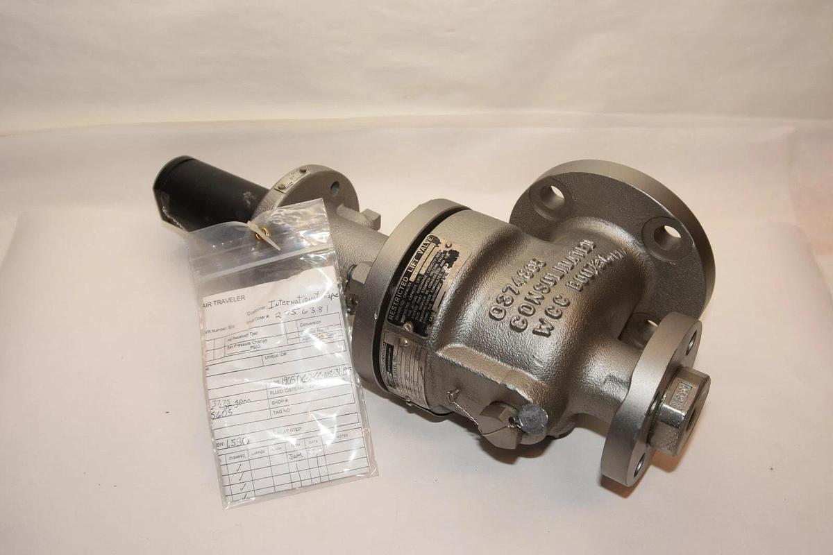 DRESSER 1905DC-2-CC-MS-31-RF-LA 1" 125psi 37.75 GPM Flanged Relief Valve