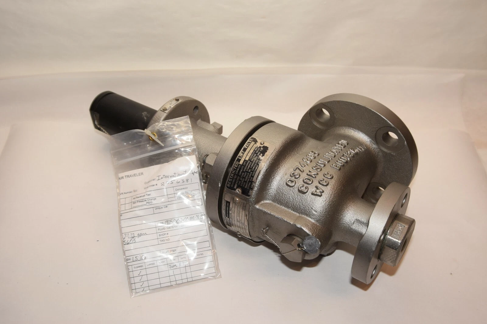 DRESSER 1905DC-2-CC-MS-31-RF-LA 1" 125psi 37.75 GPM Flanged Relief Valve
