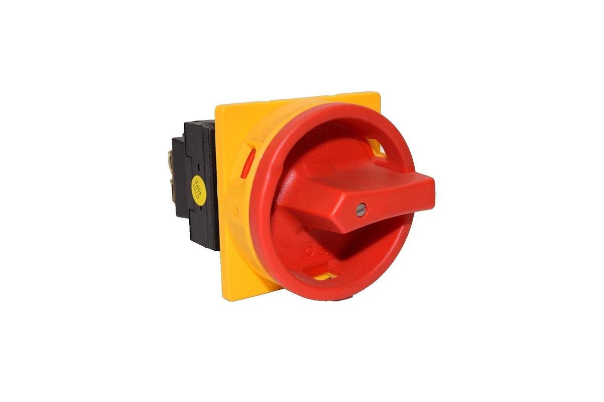 Used Moeller T0-1-102 , T01102 01 Amp 600Vac Red Main Power Switch