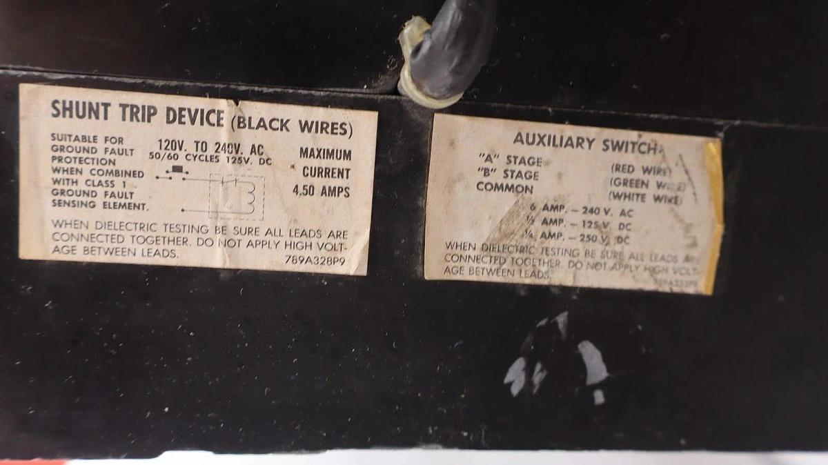 Used General Electric GE Breaker THJS3605G 500A 500 Amp 600v 3p VersaTrip Mod 2