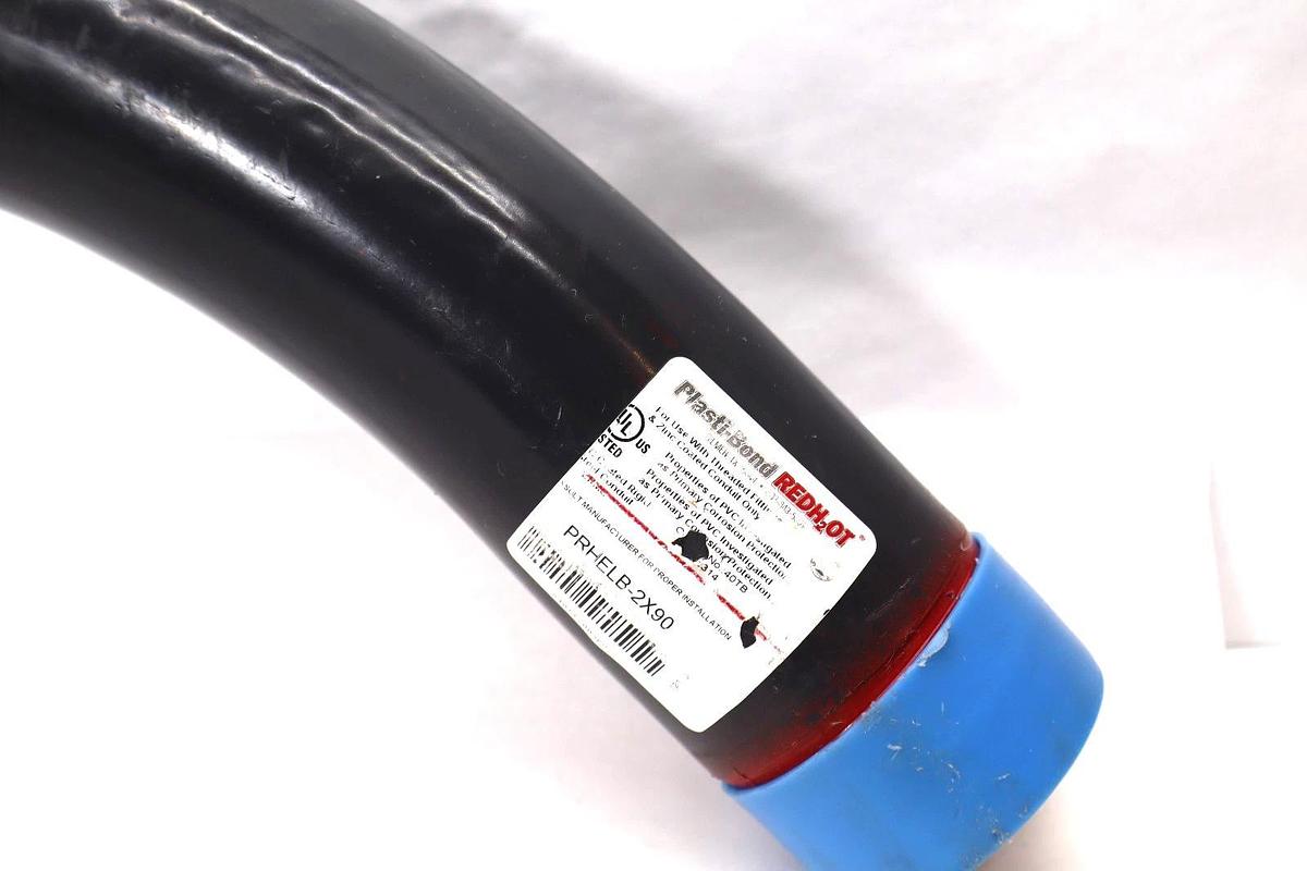 Plasti-Bond PRHELB-2X90 2" x 90° RedH2OT Conduit Elbow Fitting (New)