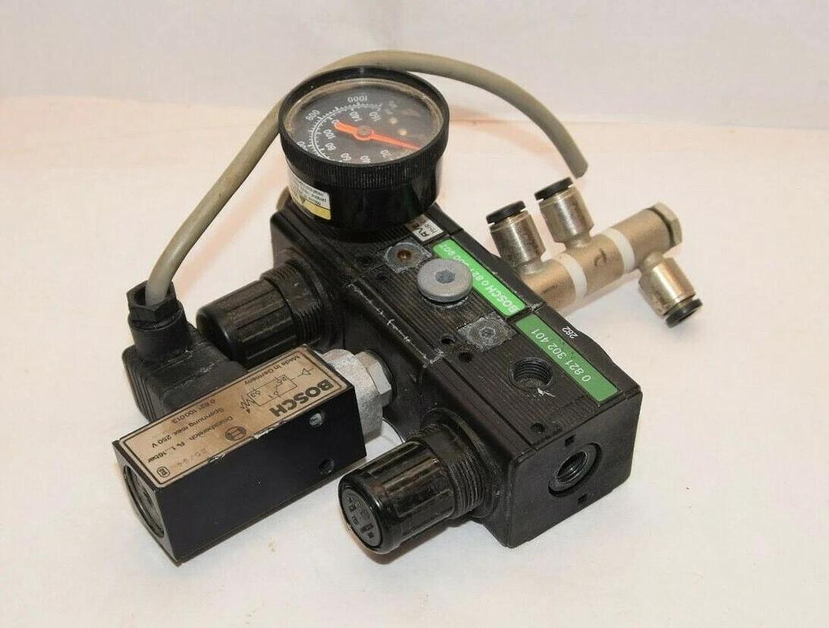 Used BOSCH 0 821 100 013, 0 821 300 907, 0 821 302 401, 0821302405 Pneumatic Unit