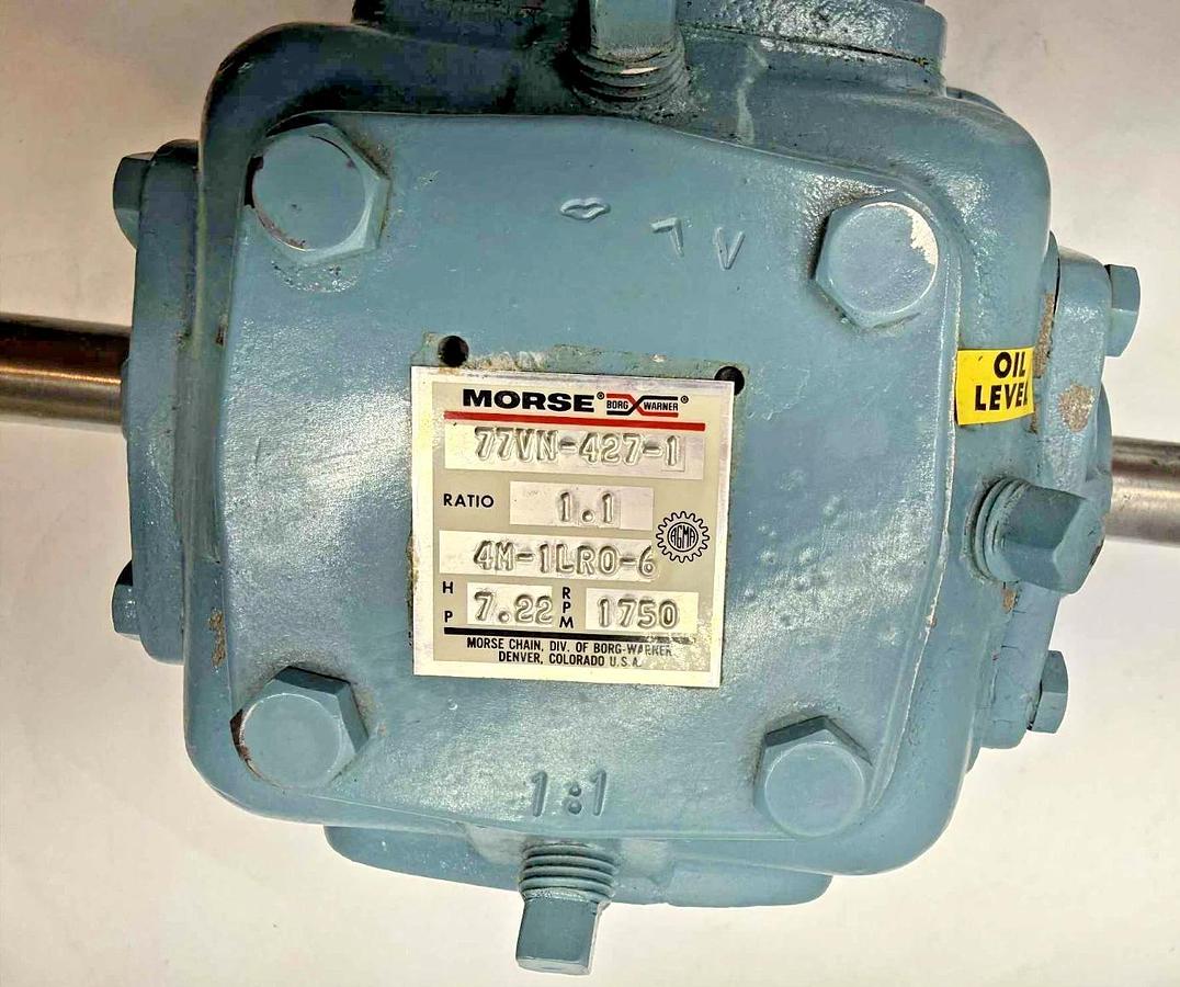Morse Borg Warner Speed Gear Reducer 4M-1LR0-6 77VN-427-1 Ratio 1.1 (NEW)