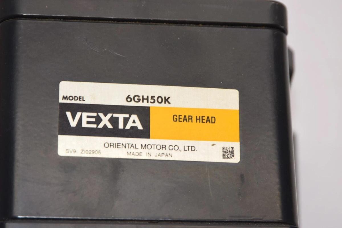 Used ORIENTAL MOTOR BXM6400M-GH 400W 3000r/min Vexta DC Motor 6GH50K Gear Head