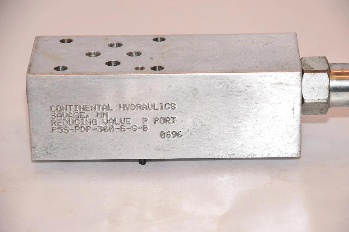 Used CONTINENTAL HYDRAULICS P5S-PDP-300-G-S-B Reducing Valve