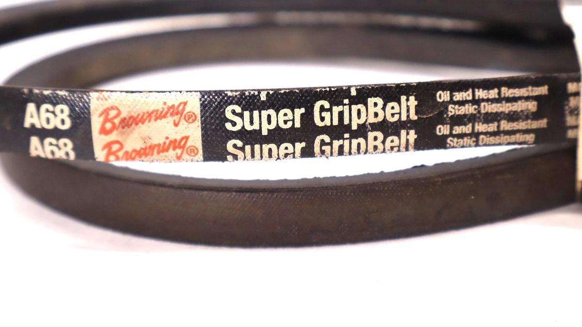 Browning Belt V-Belt A68 Super Gripbelt Vbelt (New - Lot of 2)