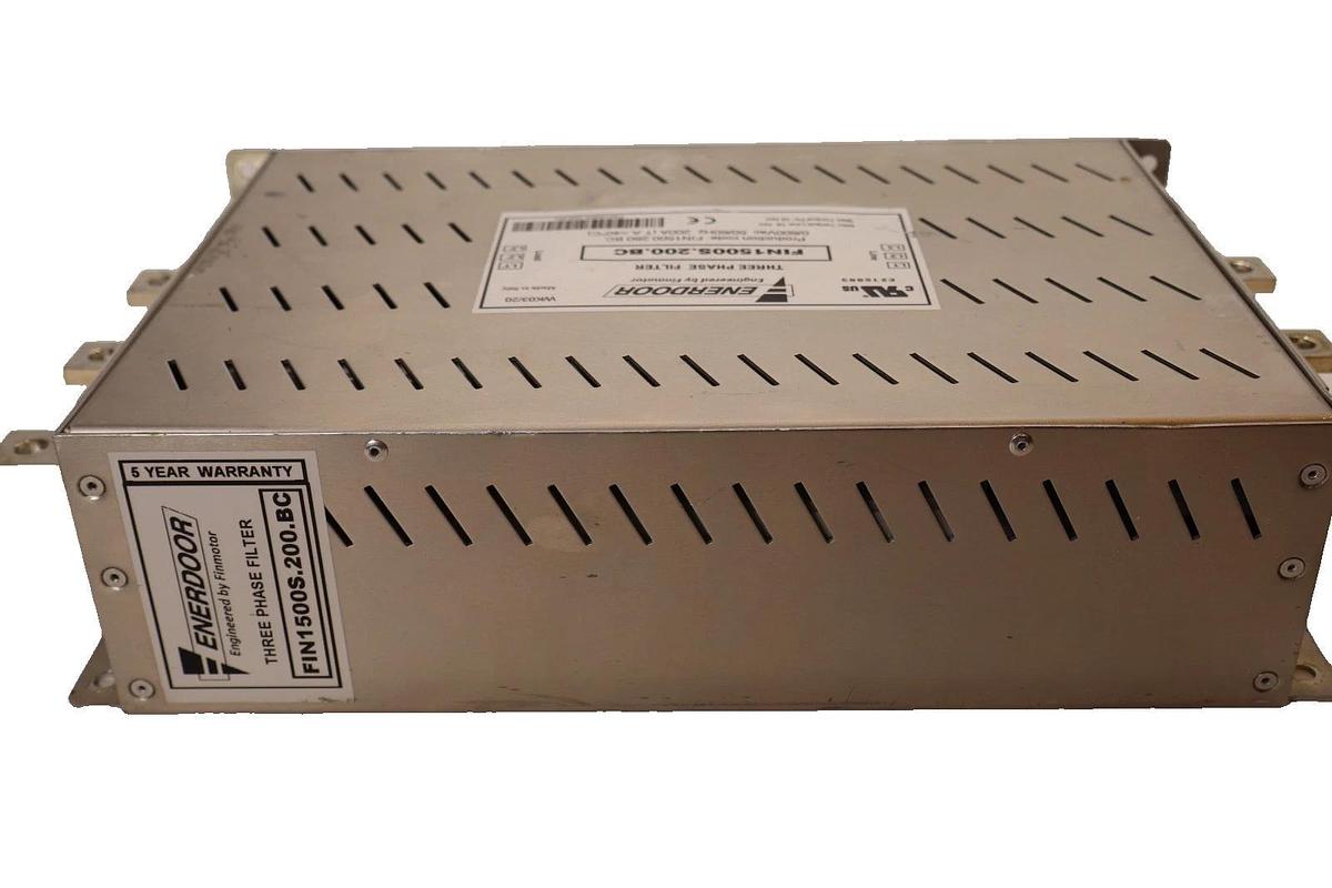 Used Enerdoor Three Phase Filter 0/600Vac 50/60Hz 200A FIN1500S.200.BC
