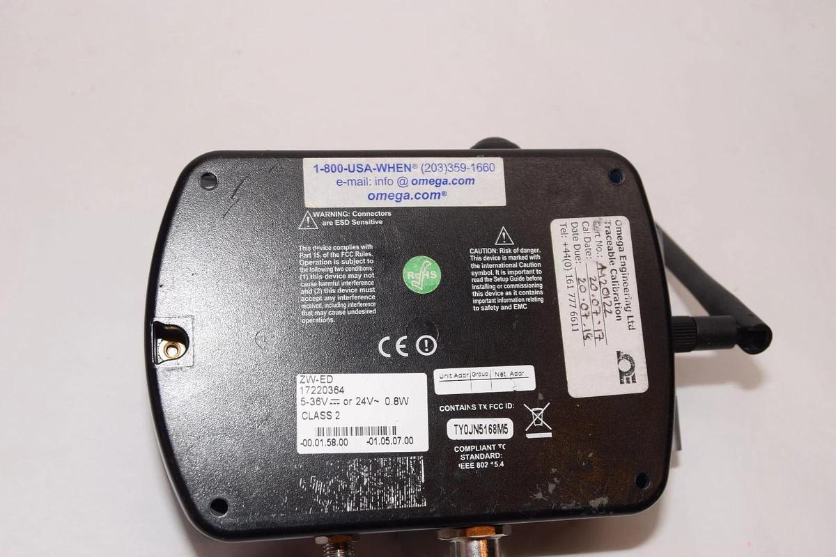 Used OMEGA ZW Ser Temp/Humidity/Barometric Pressure Transmitter ZW-ED 17220364 ZBTHPP