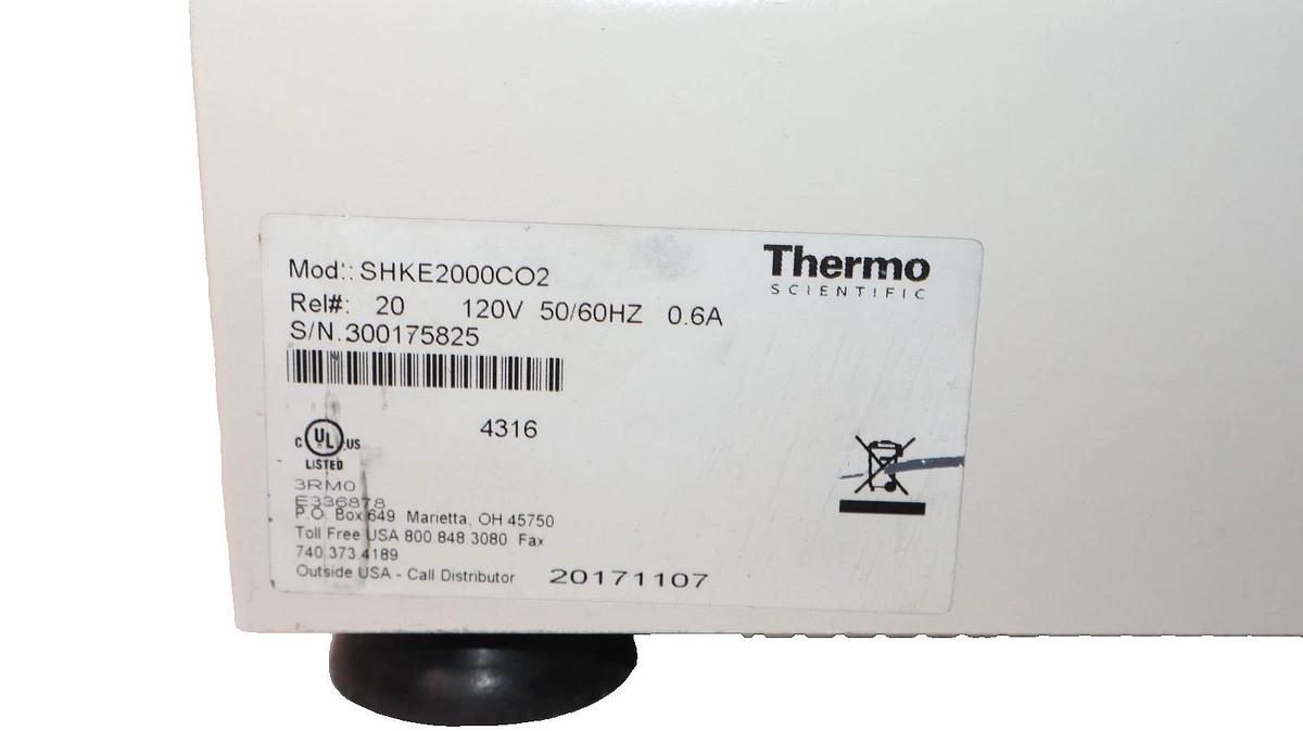 Used THERMO SCIENTIFIC MAXQ 2000 CO2 RESISTANT DIGITAL SHAKER SHKE2000CO2