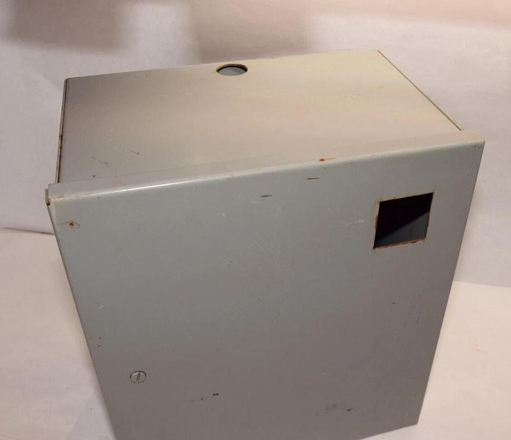 Used WIEGMANN 38248 , 14." x 12" x 8"  Electric Box  Enclosure, with backplate