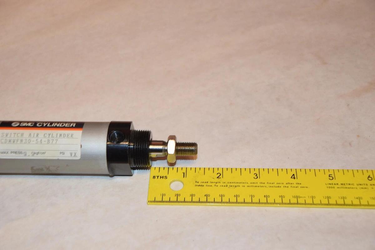 NEW SMC CDMWFN30-54-B77 2" STROKE PNEUMATIC AIR CYLINDER