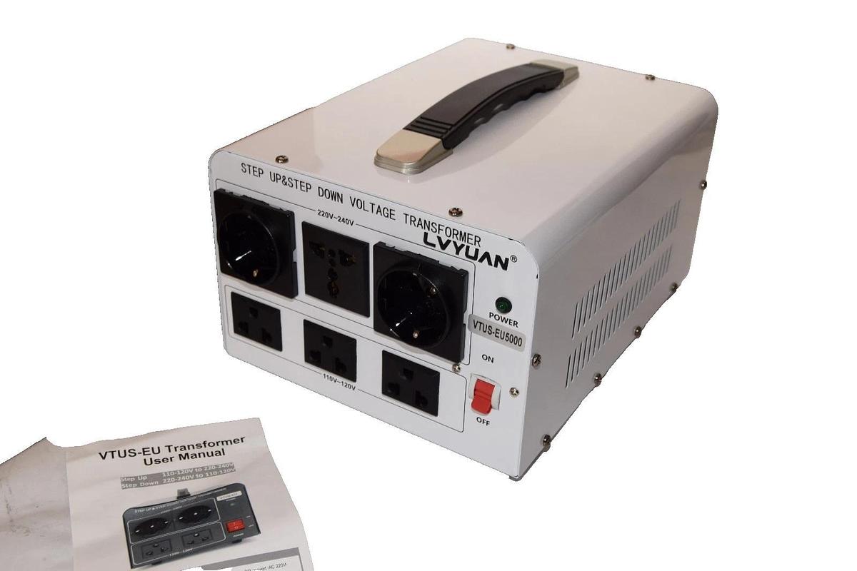Lvyuan VTUS-EU5000 , VTUSEU5000 110-120V Step up & Down Voltage Transformer -New