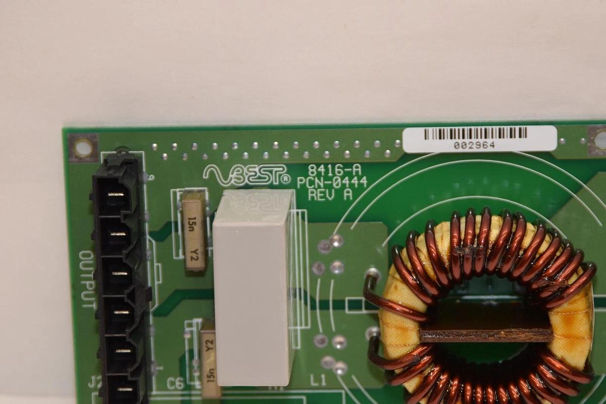 Used BEST POWER PCN-0444 Rev A PCS-0046A PCB Assembly Board
