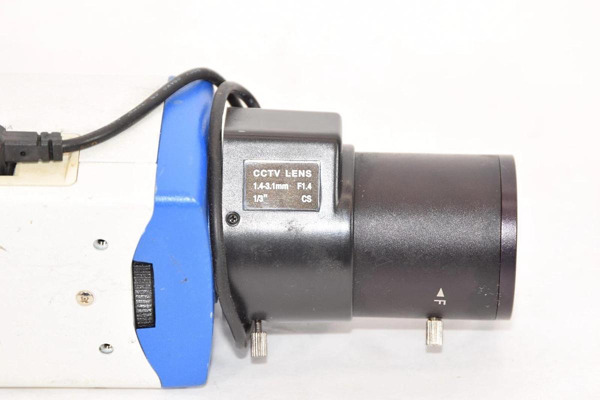 Used IKEGAMI ISD-A20 24V 50/60Hz Color Camera With 1.4-3.1mm F1.4 1/3" CCTV Lens