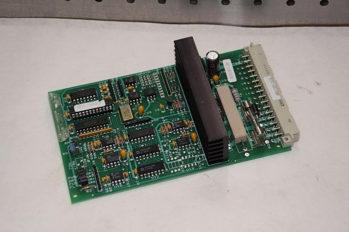 Used K-TRON ELEC. 9191-601250D  9184-306500 REV A FEEDER MOTOR DRIVE CIRCUIT BOARD