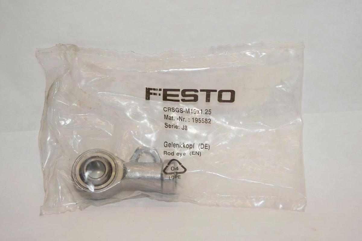 (NEW) FESTO CRSGS-M10x1.25 CRSGSM10x1.25 195582 Rod End