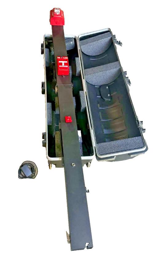 Used Bullex R.A.C.E. Station RACE001 Fire Training pull station, alarm phone w/ Case