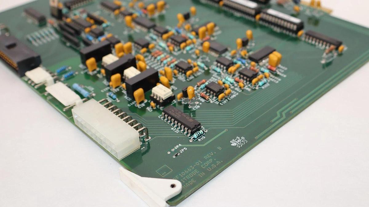 Used BITRODE CORP. BF10663-01 , BF1063301 ,Rev B BA10663-04 Rev. A Circuit Board