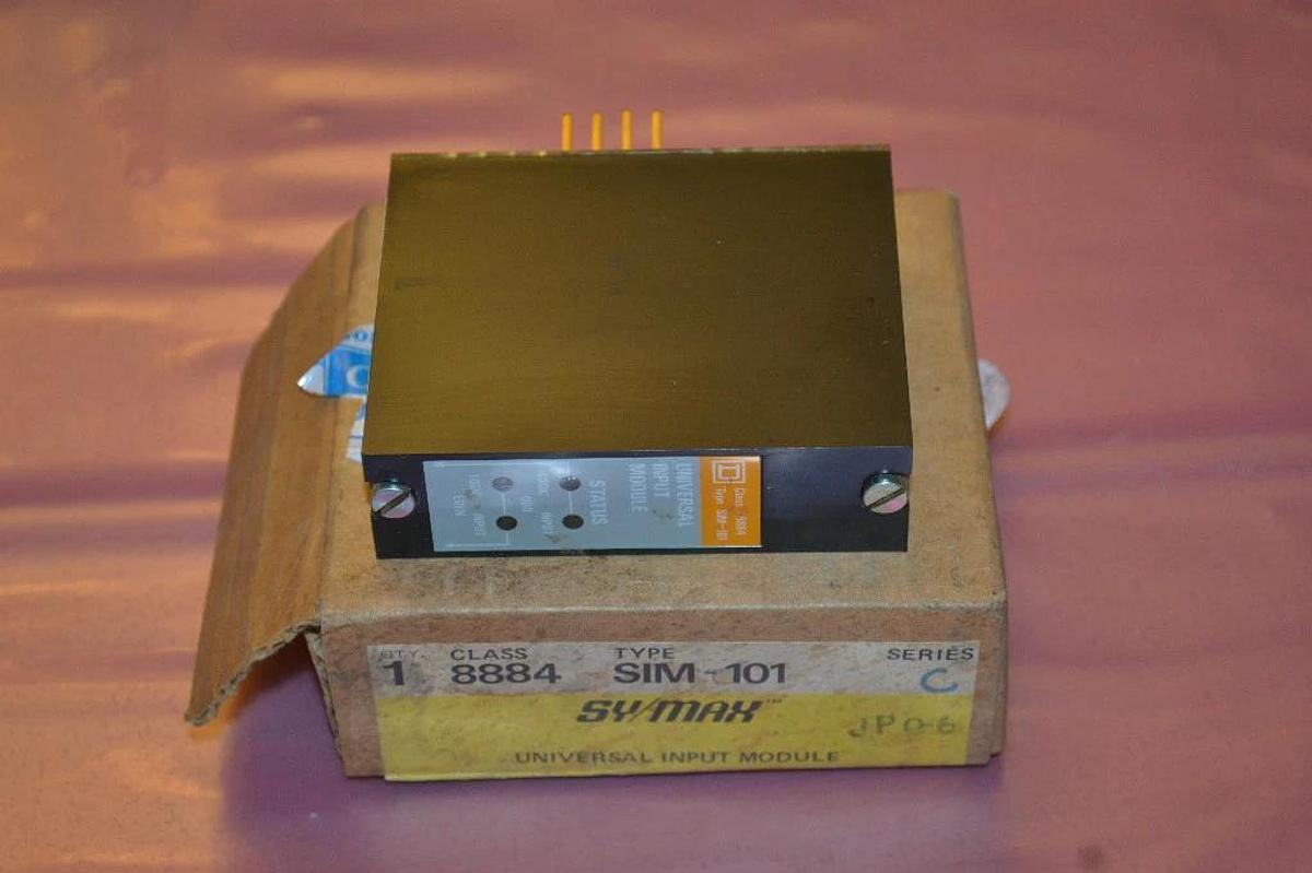 Used Square D Sy/Max Universal Input Module 8884 SIM-101 8884SIM-101 8884SIM101 C