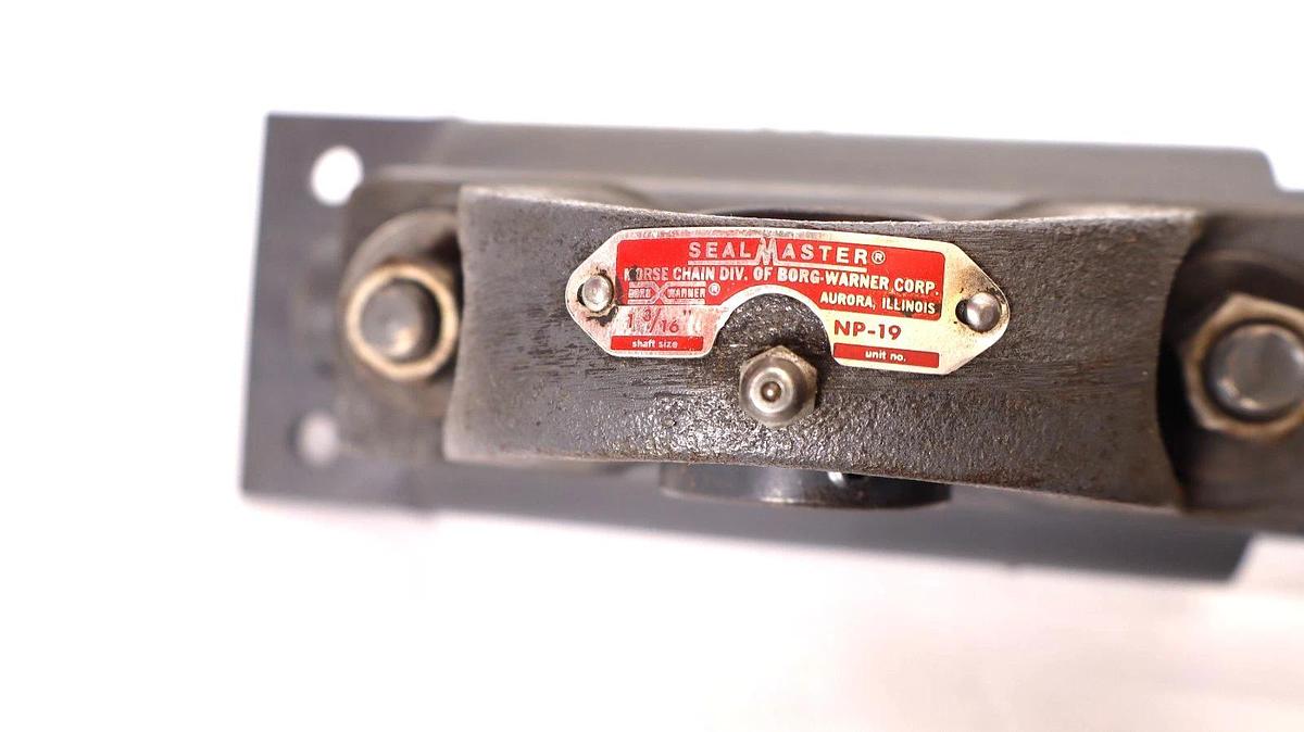 SealMaster Pillow Block with Takeup Bearing NP-19 NP19 1-3/16" Bore P-105 (Ref)
