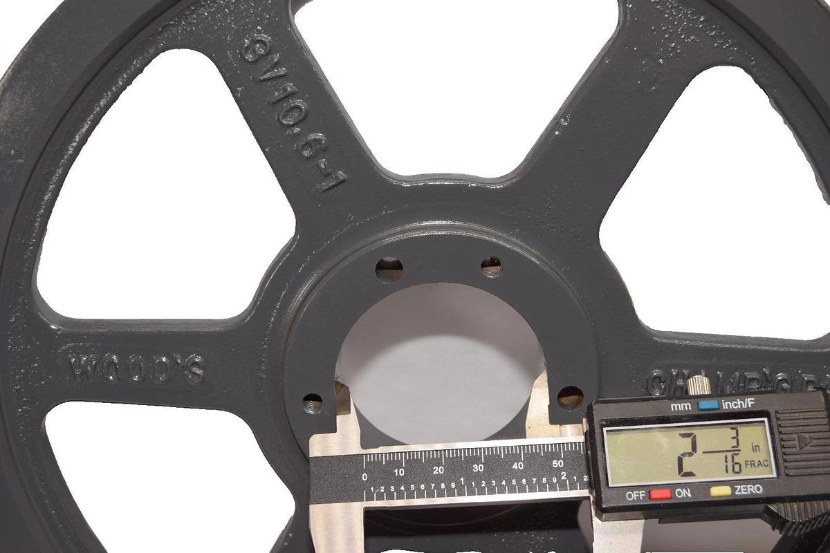 TB Woods V-Belt Pulley 3V10.6-1 10" SDS Hub 1 Groove