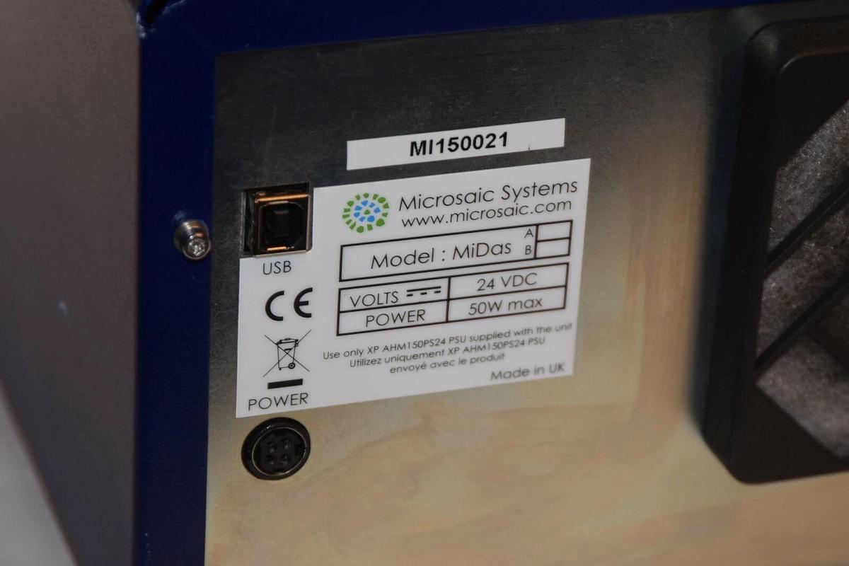 Used Microsaic Systems MiDas Mini Mass Spectrometry Automated Sampling Spectrometer