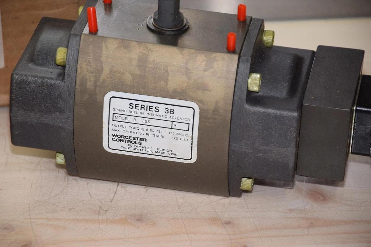 WORCHESTER CONTROLS SERIES 38 B B38SR SPRING RETURN PNEUMATIC ACTUATOR NEW