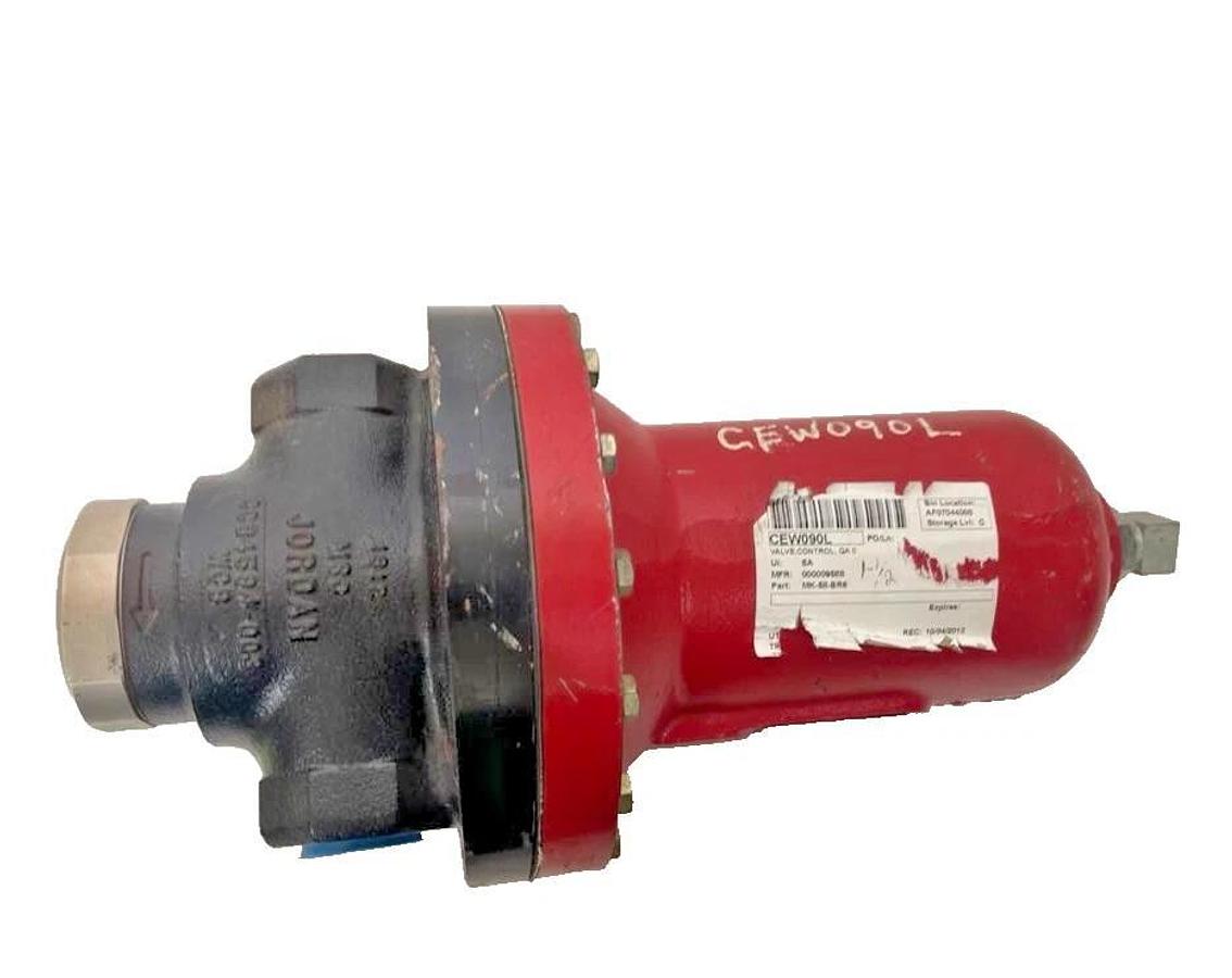 Jordan Sliding Gate Valve 1-1/4" 58-BR6 58BR6 MK-58-BR6 300psi max (NEW)