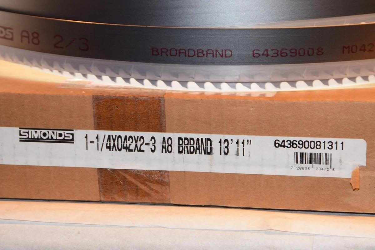 (NEW) SIMONDS 1/4X042X2-3 A8 13' 11" Saw Band