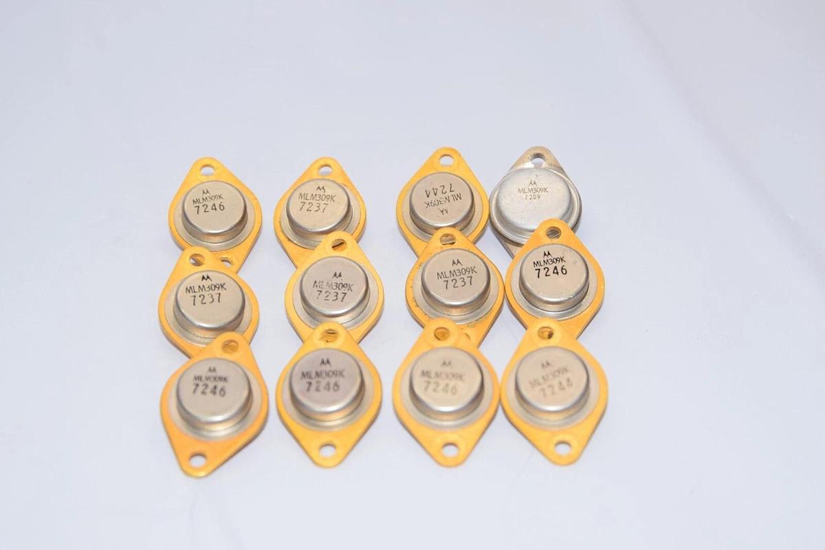Used (Lot of 12) MOTOROLA MLM309K Semiconductor Transistor