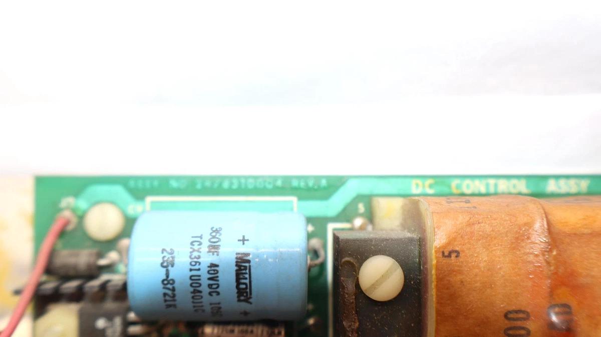 Used Beloit 287831D004 Rev A DC Control Assembly Circuit Board
