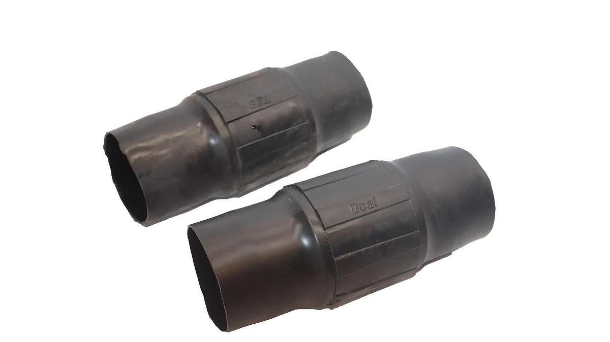 (2) THOMAS & BETTS T&B OCAL 1-1/2" PVC Coated Conduit Body Fitting Coupling NEW