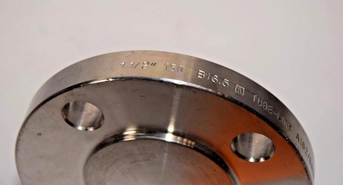 Used TUBE-LINE A182/SA182 F304/304L 1-1/2" Stainless Steel Sanitary Flange