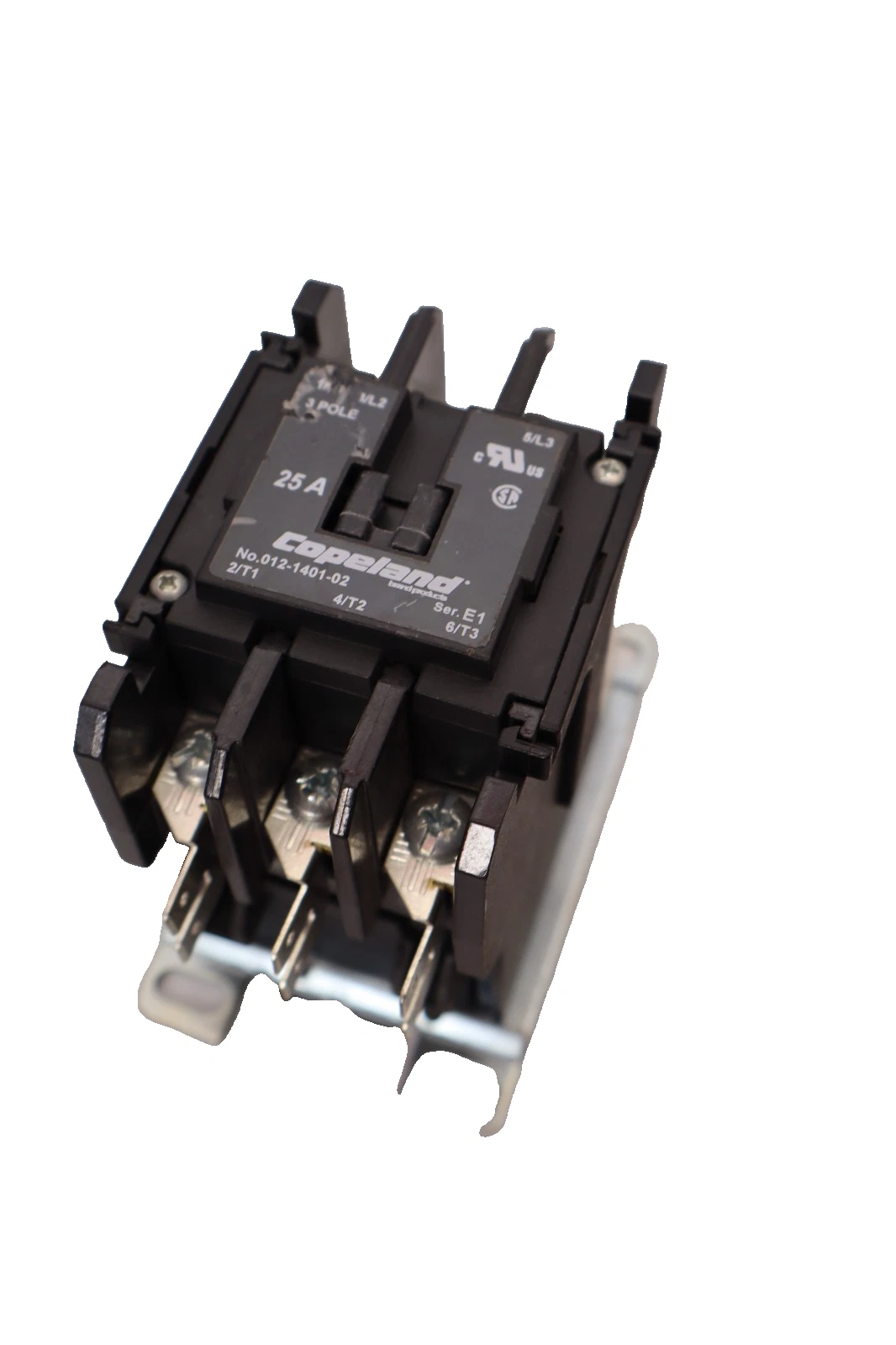 Copeland Contactor 25A , 012-1401-02 , 012140102 115V Coil Series E1