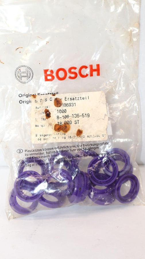Bosch 12406931 , 8-108-136-519 , 8108136519 O-Seal , Purple (New - Lot 16)