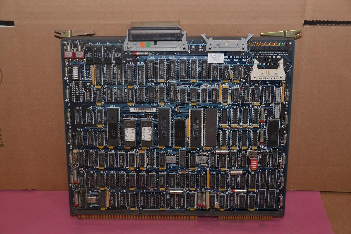 Used HONEYWELL MEASUREX DATA FREEWAY CONTROLLER BOARD 05348100 REV A 08495005 209280