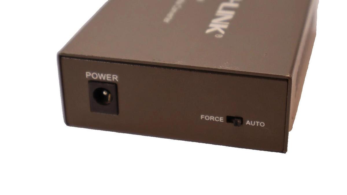 Used TP-LINK MC200CM Gigabit RJ45 to Gigabit Multi-Mode SC Fiber Media Converter