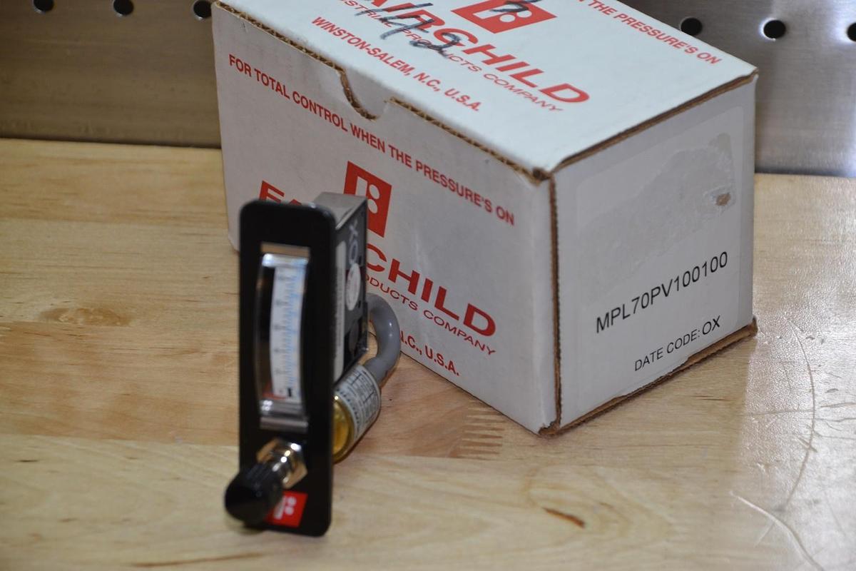 FAIRCHILD MPL70PV100100 MINI PANEL LOADING STATION REGULATOR NEW