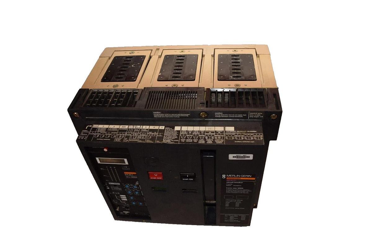 Used Merlin Gerin, Square D, Masterpact MP12H1 STR58U Trip 54750 3p 600v 1200A