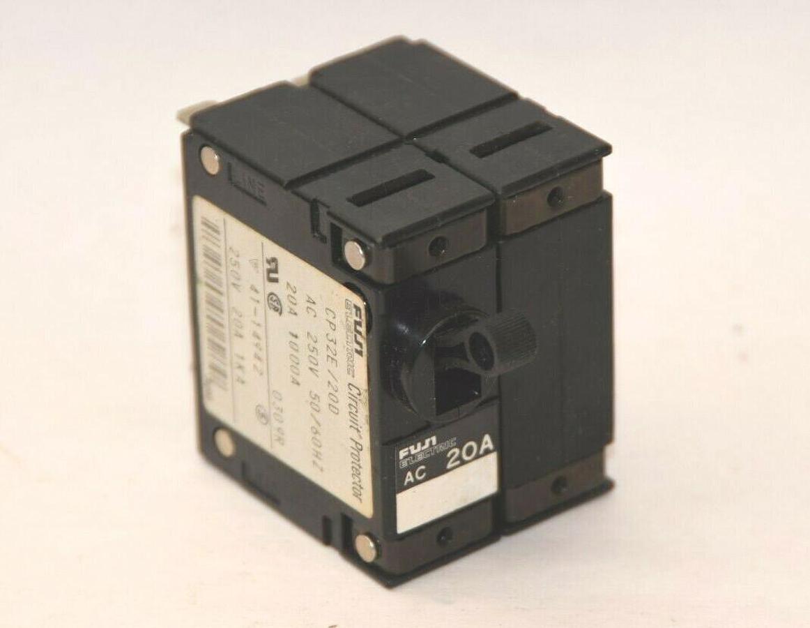 Used FUJI ELECTRIC CP32E/20D 20A 20 Amp 1000A 1000 Amp 250V 50/60Hz Circuit Breaker
