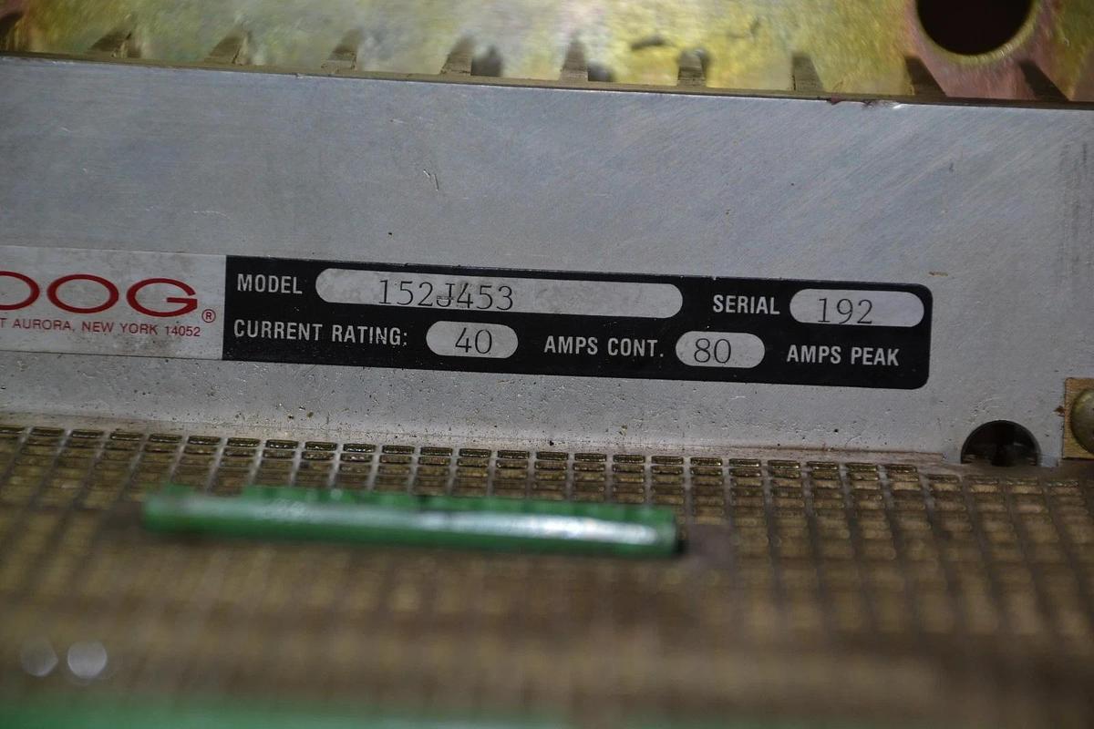 Used MOOG 152J453 Brushless Servo Controller Drive 40AMP